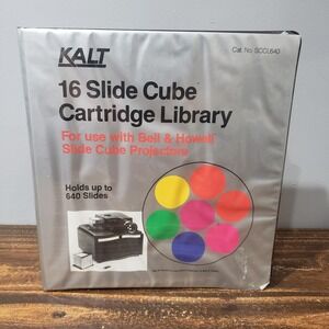 Kalt Slide Cube Cartridge Library Bell & Howell SCCL640 Black New 640 Capacity